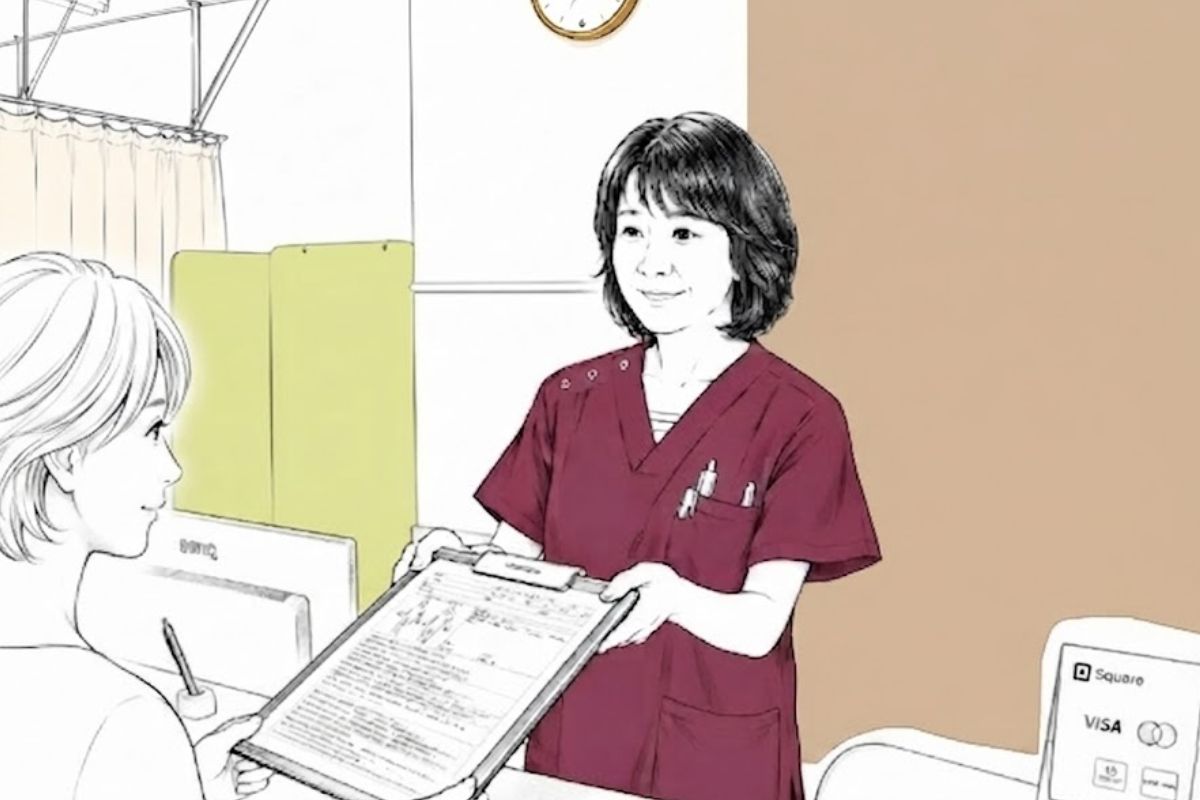 わかば鍼灸整骨院の受付